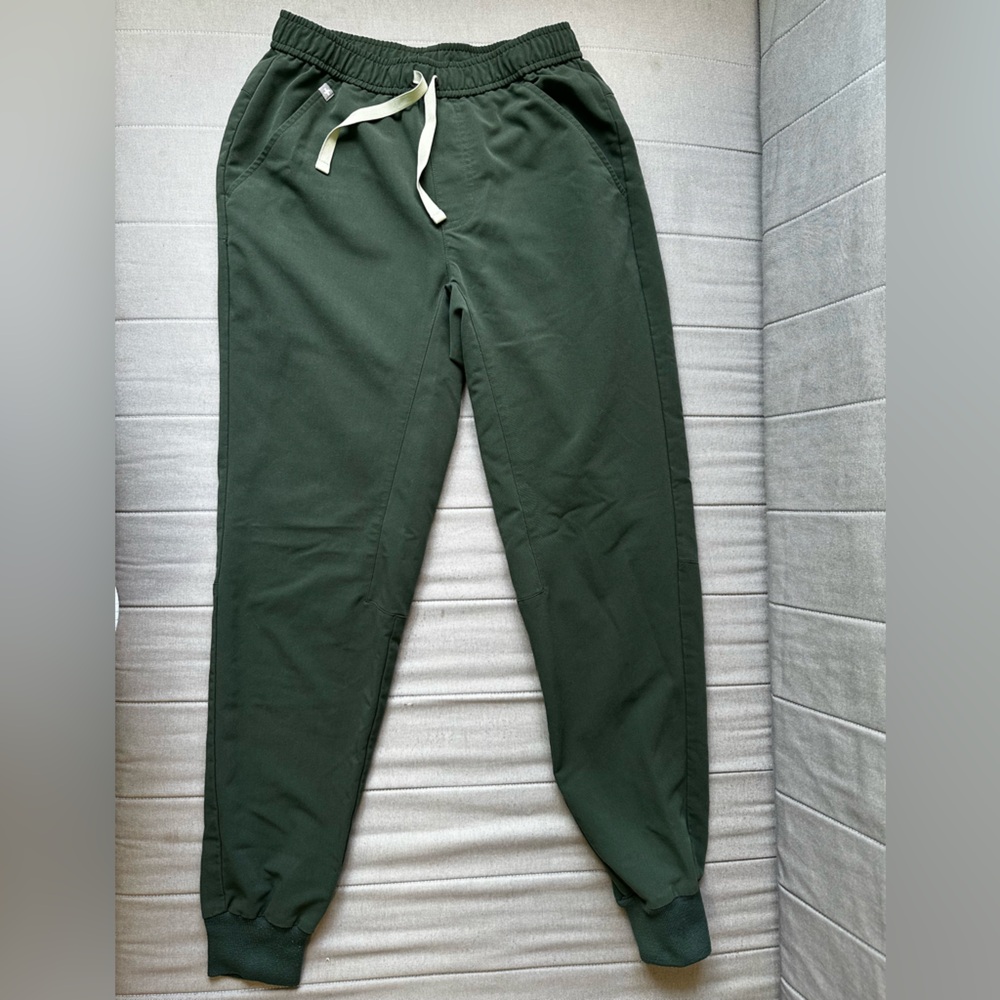 FIGS Dark Moss Tansen Jogger Scrub Pants Size XS/S